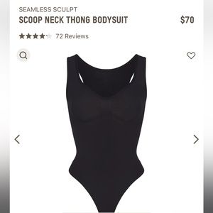 *New without tags* Skims sculpting black bodysuit size medium.